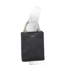 Japan direct mail MACKINTOSH PHILOSOPHY womens bamboo handle mini leather bag H5102304__