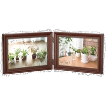 (Direct mail from Japan) HAKUBA wooden photo frame double-sided horizontal brown 2L size FWTR3-BR2L2Y