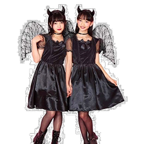 (Direct mail from Japan) partycity cosplay poisoning bow little devil black dress