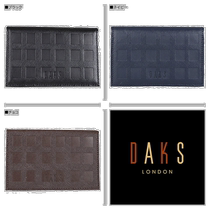 Self-operated｜DAKS card holder business card holder mens card holder navy brown DP25385