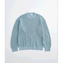 Japan direct mail Adam et Rope mens cotton and linen blended variegated knitted pullover 2024AGMM041