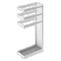 (Direct mail from Japan) Yamazaki thin umbrella stand layer white 7933