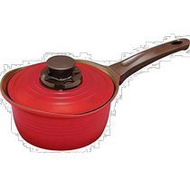 (Direct mail from Japan) Alice Oyama single handle waterless pot red 18cm gas IH stove suitable for food attachment