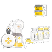 (Direct mail from Japan) Medela Milk Press Swing Maxi Electric Milk Press White Yellow