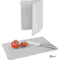 Japan Direct Mail Japan Direct Mail Folding Chopping Board Antibacterial Multi-Function Mildew-proof Plastic Cutting Fruit Chopping Board Baby Food Supplement