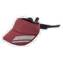 (Direct mail from Japan) Descente womens simple sun protection hat white strap sports style fashionable basic empty top