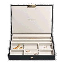 (Japan Direct Post) Stackers STACKERS LONDON CLASSIC JEWELRY BOX LID BLACK  
