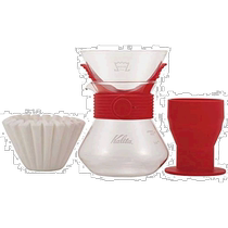 (Direct mail from Japan) Kalita coffee appliance hand-brewed coffee filter cup upgraded version big red for 2~4 people