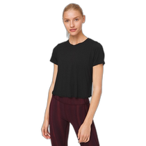 Lululemon Action Always Short Sleeve Modal Shirt Black 10