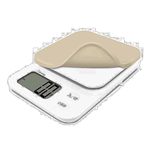 (Direct mail from Japan) Dolico digital scale beige 2kg 0 1g cooking measurement