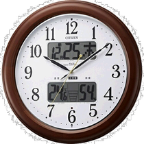 Direct mail from Japan CITIZEN Citizen thermometer and hygrometer wall clock 4FY620-006
