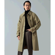 Japan direct mail BEAMS F mens single-sleeved Raglan sleeve belted coat elegant retro style and comfortable