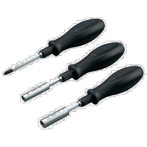(Direct Mail from Japan) KTC Hardware Tools Telescopic Screwdriver Black Impact Screwdriver is durable