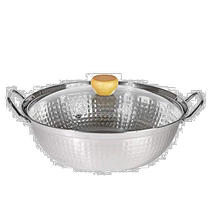 (Direct mail from Japan) Pearl Metal Double handle pot with lid 26cm stainless steel HB-4