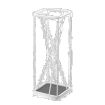 (Direct Mail from Japan) Yamazaki Yamazaki Umbrella Accessories Umbrella Stand White 2807 Exquisite Workmanship Compact and Portable
