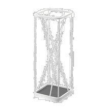 (日本直邮)yamazaki山崎伞配件伞架白2807做工精致小巧便携