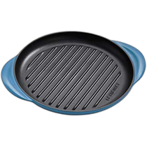 Japan direct mail (Japan direct mail) Le Creuset cool color casting enamel barbecue pot 25cm navy
