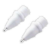 (Direct mail from Japan) Ilike ApplePencil metal ultra-fine exchange pen tips 2 pieces 1mm white P-TIP