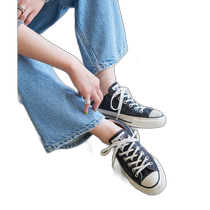 Japanese direct mail CONVERSE × upper hights × Spick women’s black denim joint model