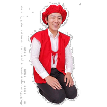Self-operated｜PartyCityCosplay suit businessman clothes bright red party props for men and women