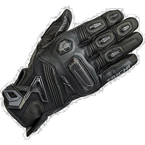 (Direct Mail from Japan) Rs-Taichi Leather Gloves Support Touch Screen Carbon Fiber Protection Black M RST