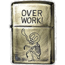 (Japan Direct mail) Zippo Sesame Lighter Skull skull 2UDB-OVER 5 5 x 5 3 3 8 × 1 3c