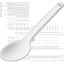 (Direct Mail from Japan) Yamazaki Silicone Cooking Spoon Heat Resistant With Measurement Marks White 427