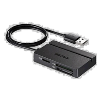 Japan Direct Post (Japan Direct Mail) Buffalo Bafa USB2 more than zero Card Reader in Black BSCR1