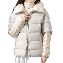 Japan direct mail DUNO down jacket ODETTE L LICOSA womens blended short style foldable waterproof elastic