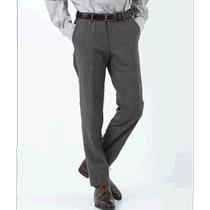 Japanese direct mail green label relaxing mens tropical style houndstooth pattern slim casual pants