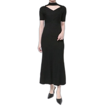 Direct mail from Japan 2WAY panel laminated style mermaid knitted dress MERCURYDUO