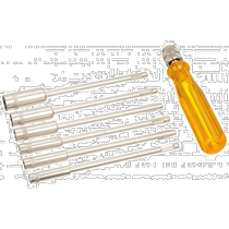 (Direct Mail from Japan) Engineer Impact Screwdriver Engineer Replacement Screwdriver Set 7-Point Set DK-