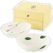 (Direct mail from Japan) Yamaka Yamaha oval bowl plate tableware flower pattern porcelain AM20-TS30
