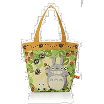 (Direct mail from Japan) Maruma Cartoon Lunch Bag Ghibli Totoro and Strawberry Pattern 1165032500