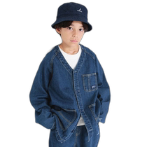 Direct mail from Japan NAUTICA childrens collarless jacket a must-have for spring and autumn seasons versatile matching casual