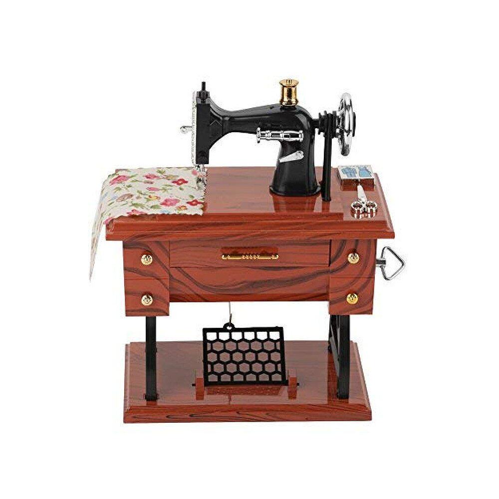 (Japan Direct Mail) Zjchao Retro Classic Octaonic Box Sewing Machine Wooden Classic Retro Christmas Presents-Taobao