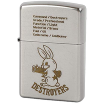 (Direct mail from Japan) ZIPPO Lighter DESTROYERS Silver Rabbit Bazooka 2OF-COLDB