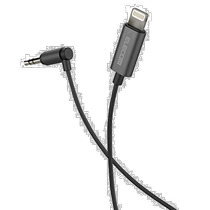 (Direct mail from Japan) ELECOM AUX headphone conversion cable iPhone Lightning 3 5mm1 0m black