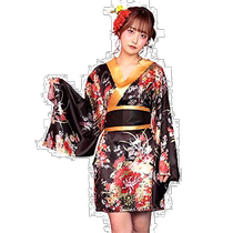 (Direct mail from Japan) Clearstone Graffiti Cosplay Kimono Japanese Style Lady Black