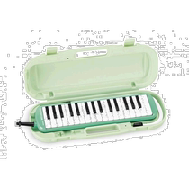 (Direct mail from Japan) SUZUKI melodion mouth organ alto 32-key light green MXA-32G with piano