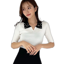Japan direct mail jewel color knitted top RESEXXY sweater sweater
