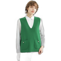 Japan direct mail MACKINTOSH PHILOSOPHY Womens V-neck knitted vest H5N33263__