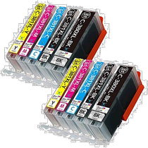 (Direct Mail from Japan) Angelshop Large Capacity Ink Cartridge for Canon Printer Remaining Volume Display Function 10