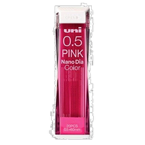 (Direct mail from Japan) Mitsubishi Pencil Erasable Color Mechanical Pencil Refill Nano Dia 0 5 Pink