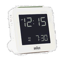 (Japan Direct Post) Bolang electronic alarm clock table BNC009WH White White Digital Alarme C