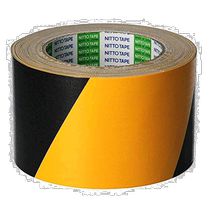 (Direct mail from Japan) Nitoms warning tape yellow and black tape 75mm×25m J3850