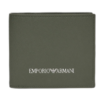 (Direct Mail from Japan) Armani Armani Mens Khaki Green Bifold Wallet Y4R165 Y020V 81