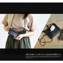 Japan Straight Mail Wallet Men Zero Wallet Zero Wallet Hang Neck Wallet Hanging neck Skew Satchel Holiday Travel