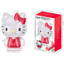 (Direct mail from Japan) Hanayama 36-piece 3D Jigsaw Puzzle Crystal Gallery Hello Kitty