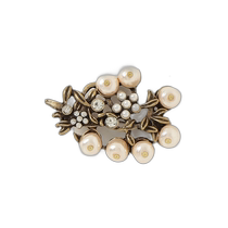 Japanese direct mail troisiemeCHACO ladies antique silver brooch 6714154003